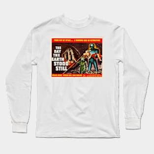 THE DAY THE EARTH STOOD STILL Hollywood Classic Sci Fi Vintage Movie Long Sleeve T-Shirt